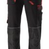 Quần lao động đen viền trắng đỏ size: S - 2XL Yato YT-79360 - Ba Lan