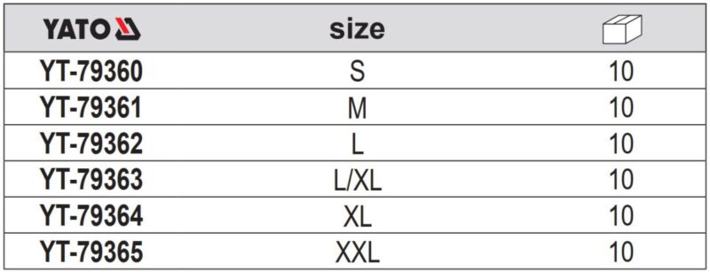 Quần lao động đen viền trắng đỏ size: S - 2XL Yato YT-79360 - Ba Lan