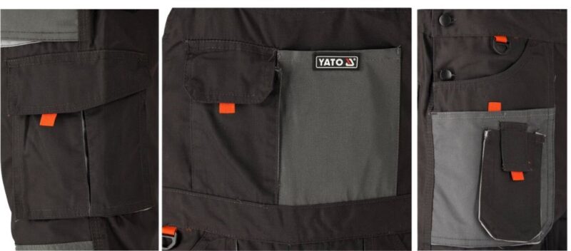 Quần yếm bảo hộ lao động dòng Pegma size S - XXL Yato YT-80188