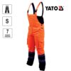 Quần yếm lao động phản quang cho mùa đông size S- 2XL Yato YT-80960