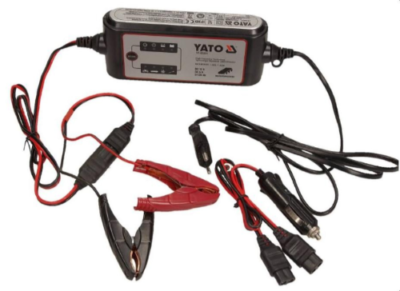 Máy nạp ắc quy hiển thị đèn led 6/12V 4A 120Ah Yato YT-83032 - Ba Lan