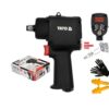 Súng bắn bulông khí nén thân ngắn 1/2" 680Nm Yato YT-09513