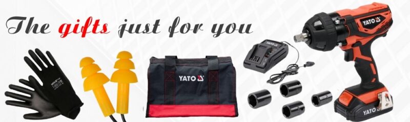 Set Súng mở Bulong 1/2" Dùng Pin 18V kèm 4 khẩu Yato YT-82804