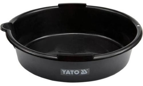 Khay hứng dầu nhớt thải PP 7L Φ370x90mm Yato YT-0699 - Ba Lan