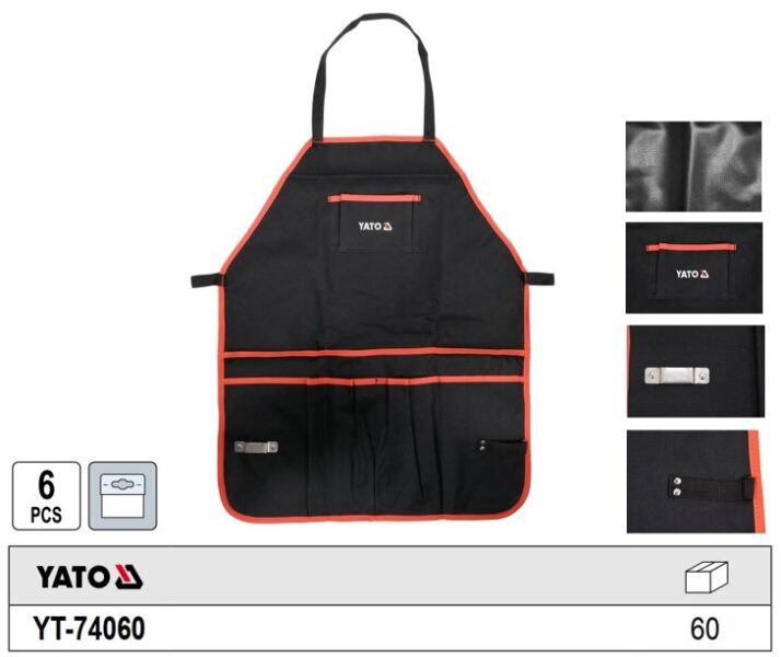 Tạp dề đựng dụng cụ 6 túi Yato YT-74060 - Ba Lan