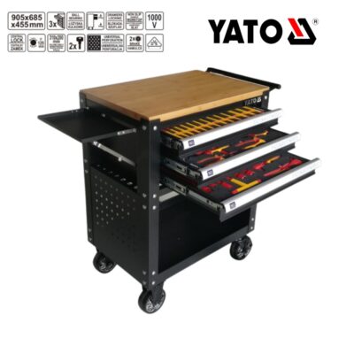Tủ Đồ Nghề Cách Điện VDE 1000V 51 Chi Tiết Yato YT-55278 – Sửa Ô Tô Điện