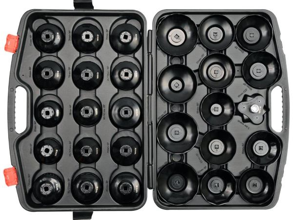 Bộ Vam tháo cốc lọc dầu cao cấp 30 chi tiết Yato YT-0596 Ba Lan
