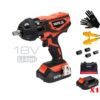 Set Súng mở Bulong 1/2" Dùng Pin 18V kèm 4 khẩu Yato YT-82804