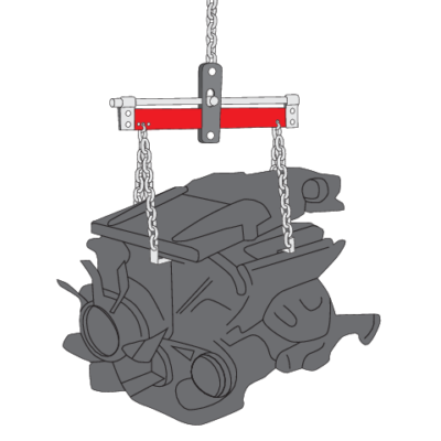 Giá Treo Động Cơ ôtô 680kg Yato YT-55565 - Ba Lan