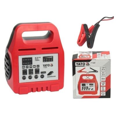 Máy nạp ắc quy 6V-12V 8A Yato YT-8301 - Ba Lan
