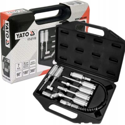 Bộ chuyển đổi đầu súng bơm mỡ 7 chi tiết Yato YT-07110 Ba Lan