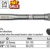 Cờ lê cân lực 1/2" 42-210Nm Yato YT-0760 - Ba Lan