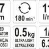 Súng vặn tay ngang khí nén 1/4" 27Nm vỏ Composite Yato YT-09795 - Ba Lan