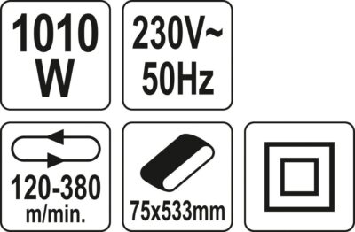 Máy chà nhám băng 1010W YATO YT-82240