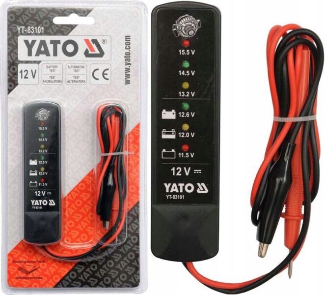 Dụng cụ kiểm tra ắc quy 12V YATO YT-83101