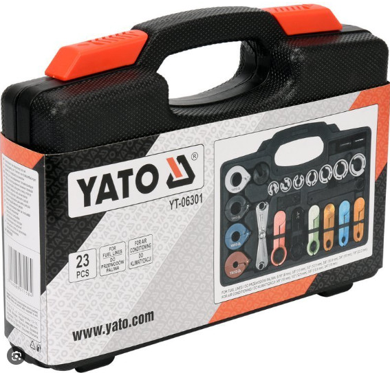 Bộ dụng cụ tách ống lạnh và ống nhiên liệu 23 chi tiết Yato YT-06301 - Ba Lan