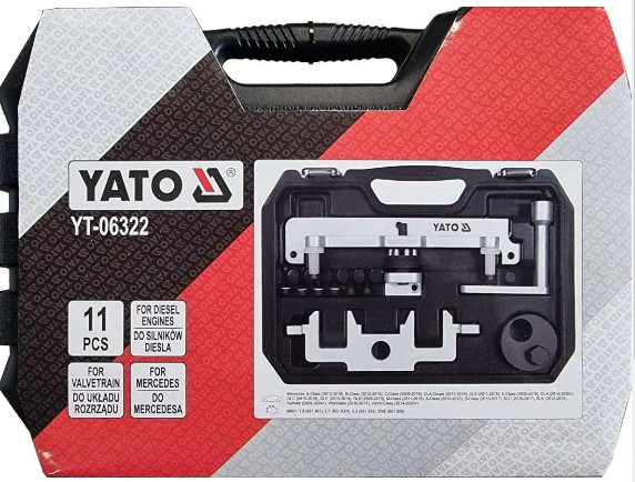 Bộ cân cam Mercedes Benz M651 11 chi tiết Yato YT-06322 - Ba Lan
