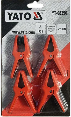 Bộ 4 kẹp ống nhiên liệu Yato YT-08390 - Ba Lan