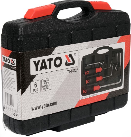 Bộ 6 cây móc seal phớt Yato YT-08432 - Ba Lan