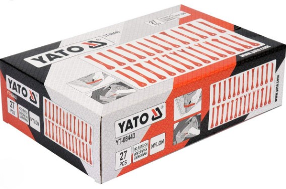 Bộ tháo lắp nội thất ôtô 27 món Yato YT-08443 - Ba Lan