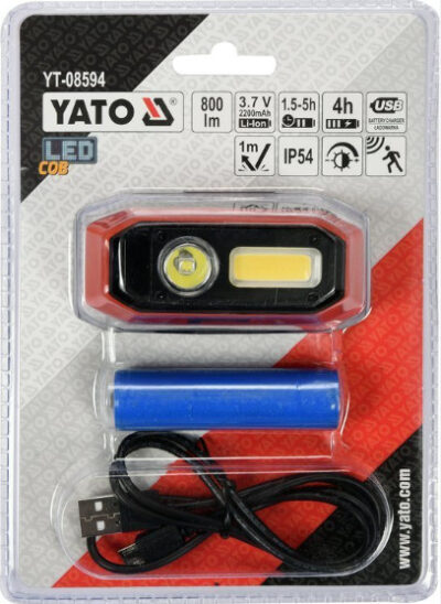 Đèn 800LM cảm biến chuyển động Yato YT-08594 - Ba Lan