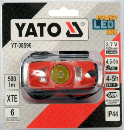 Đèn XTE 500LM cảm biến chuyển động Yato YT-08596 - Ba Lan