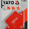 Ke góc nam châm hàn lực hút 11.5kg 82x120x13mm Yato YT-0863 - Ba Lan