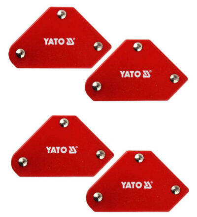Bộ 4 ke góc mini nam châm hàn lực hút 4.5kg Yato YT-08677 - Ba Lan
