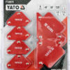 Bộ 6 ke góc nam châm hàn lực hút 4.5/11.5kg Yato YT-08678 - Ba Lan