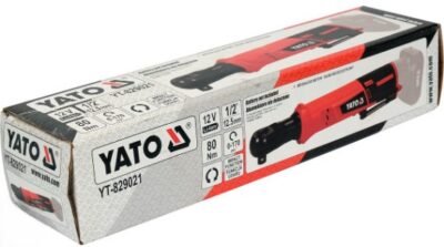 Súng bulong tay ngang 1/2" pin 12V 80Nm Yato YT-829021- Ba Lan