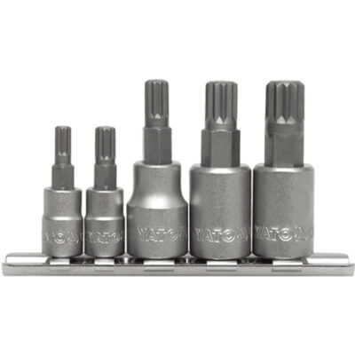 Bộ mũi vít sao 12 cạnh M5-M12 5 chi tiết 1/4"-3/8" YATO YT-04360