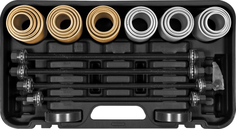 Bộ cảo vam ép cao su càng A cao su chân máy 26 chi tiết Yato YT-25411 - Ba Lan