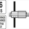 Bộ cảo vam ép cao su càng A cao su chân máy 26 chi tiết Yato YT-25411 - Ba Lan