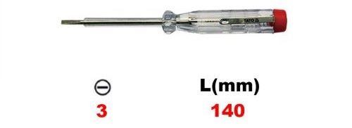 Bút thử điện Yato YT-28301 Ba Lan