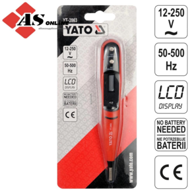 Bút thử điện hiển thị LCD Yato YT-2863 Ba Lan