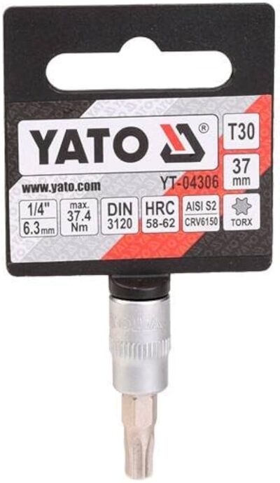 Mũi vít hoa thị 1/4" T8,T10,T15.T20,T25,T30,T40 -Yato