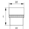 Tuýp sao 1/4" từ E4x25mm đến E8x25mm chuẩn DIN 3121 Yato - Ba Lan