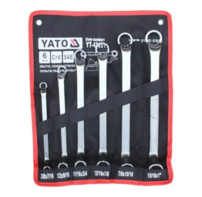 6 cái Bộ cờ lê 2 đầu tròng (bóng mờ) hệ inch YATO YT-48651