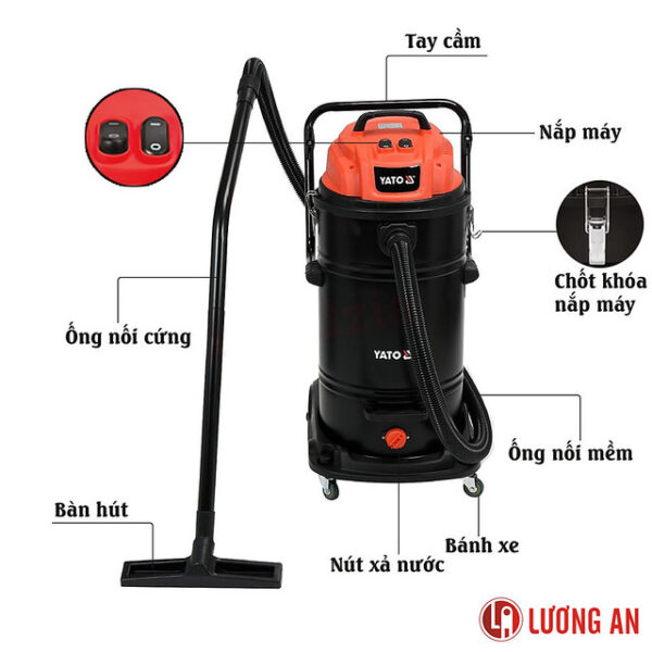 Máy hút bụi công nghiệp Yato: Chọn lựa thông minh cho mọi nhu cầu Máy hút bụi công nghiệp Yato: Chọn lựa thông minh cho mọi nhu cầu