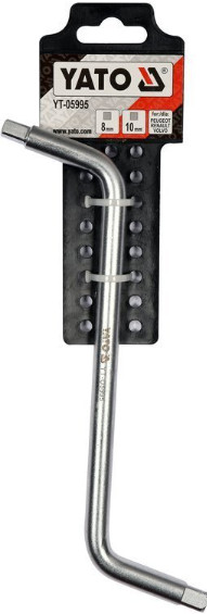 Cần siết chữ S 8-10mm tháo ốc nhớt Peugeot/Renault/Volvo Yato YT-05995 - Ba Lan