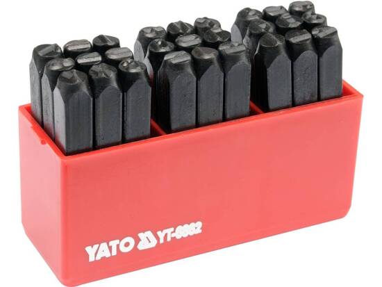 Bộ đóng chữ 27 chi tiết YATO YT-6862 - Ba Lan
