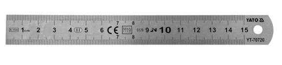 Thước đo Inox 150mm - 1000mm Yato YT-70720 - Ba lan
