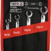 Bộ cờ lê 2 đầu mở ống dầu 4 chi tiết Yato YT-0143 - Ba Lan