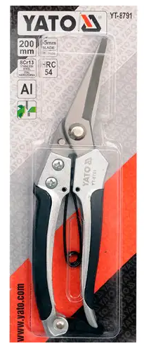 Kéo cắt tỉa cành lá nhôm lưỡi thép không rỉ 200mm Yato YT-8791 - Ba Lan