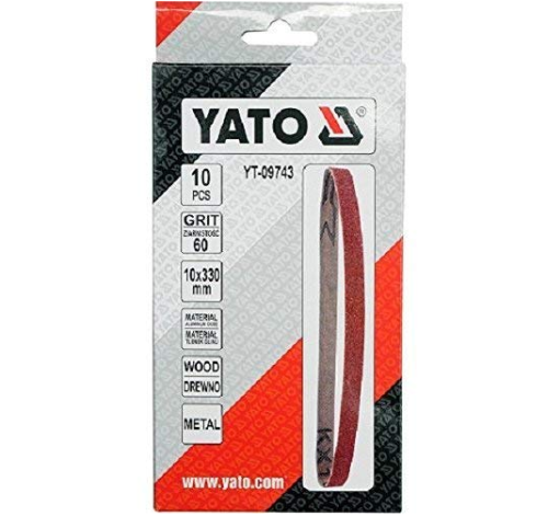 Dây đai chà nhám 10x330mm P60 Yato YT-09743 - Ba Lan
