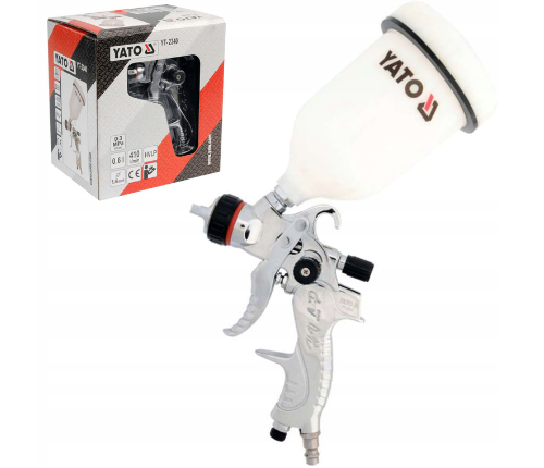 Súng phun sơn cốc trên 600ml Φ1.4mm Yato YT-2340 - Ba Lan