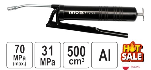 Bơm Mỡ Cầm Tay 500cc Yato YT-0700 Bơm Mỡ Cầm Tay 500cc Yato YT-0700