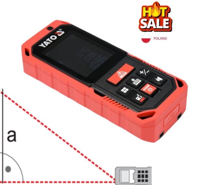 Máy đo khoảng cách tia Laser 40M Yato YT-73126 Ba Lan