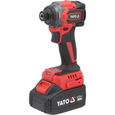 Máy Vặn Vít 1/4" 1PIN 18V 4Ah 230Nm Không Chổi Than Yato YT-82798