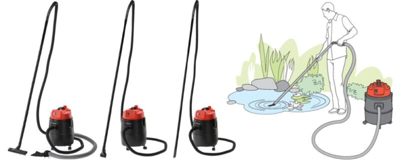 Máy vệ sinh hồ cá Koi 3in1 30L/1400W Yato YT-85720